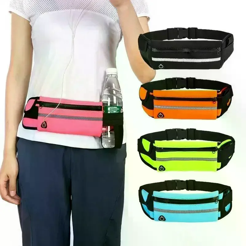 1PC New Waterproof Sports Waist Bag, Dedicated Close-Fitting Waist Pack For Running And Cycling, Multifunctional Portable
