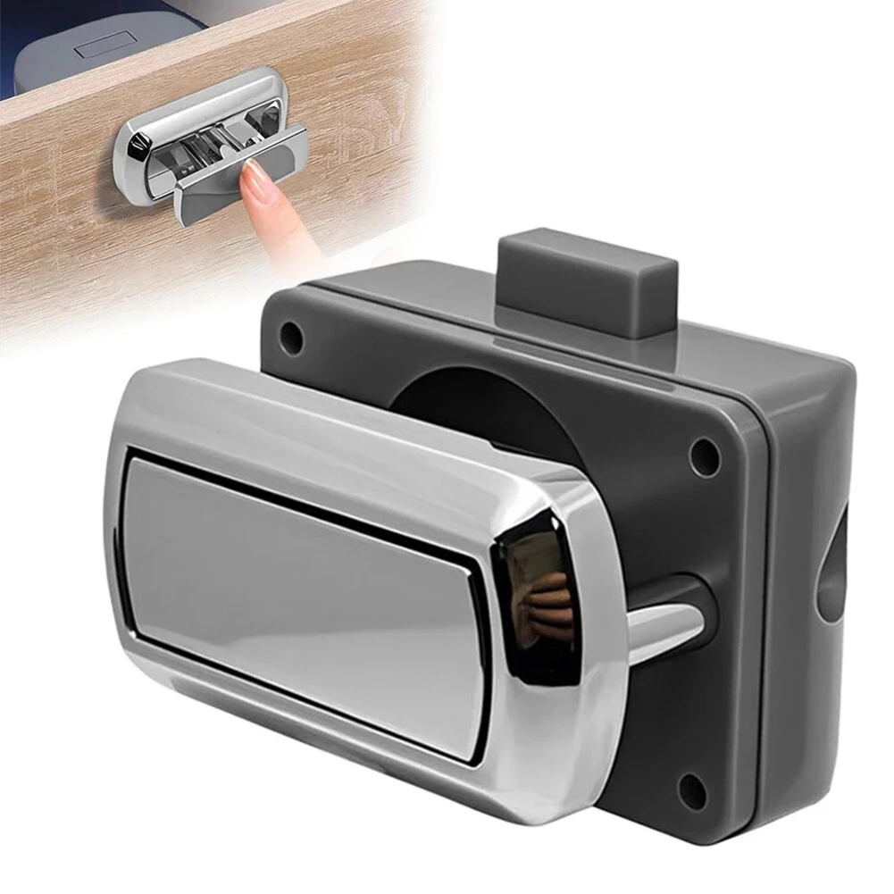 

ABS Lock Catch Drawer Lock Catch Motorhome Accessory Adjustable Fit For 13-18mm Daily Use In Motorhomes For Swift Caravans