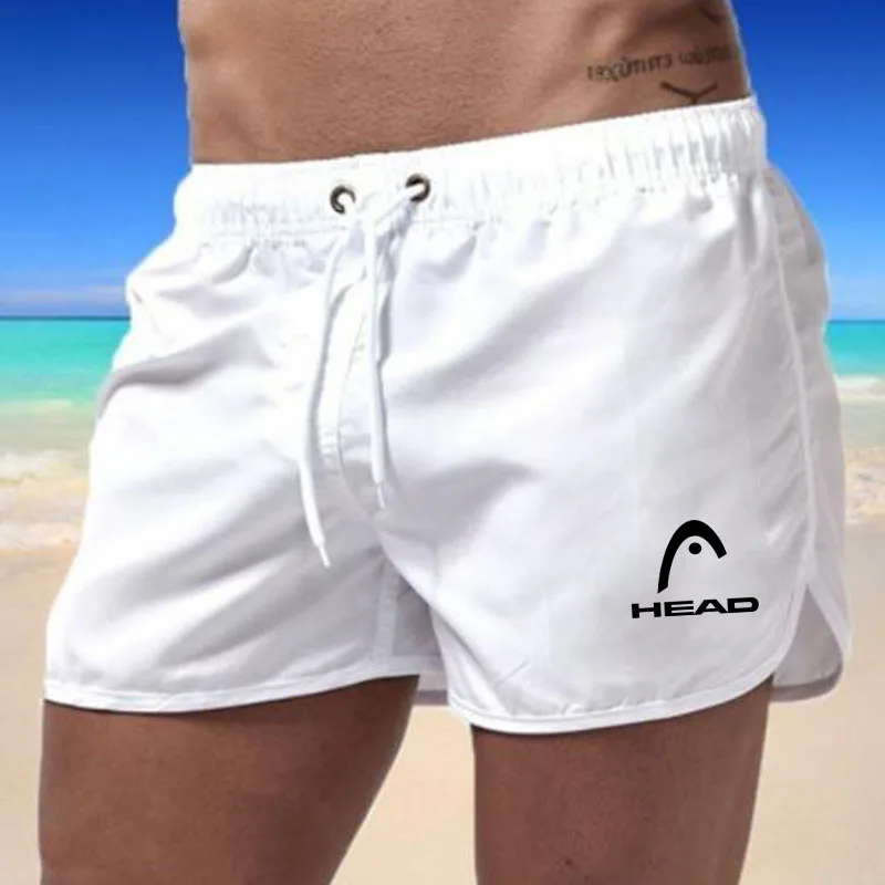 Men's beach pants Sports Shorts 2024 Men's breathable tennis shorts Quick drying badminton pants Outdoor running fitness sports