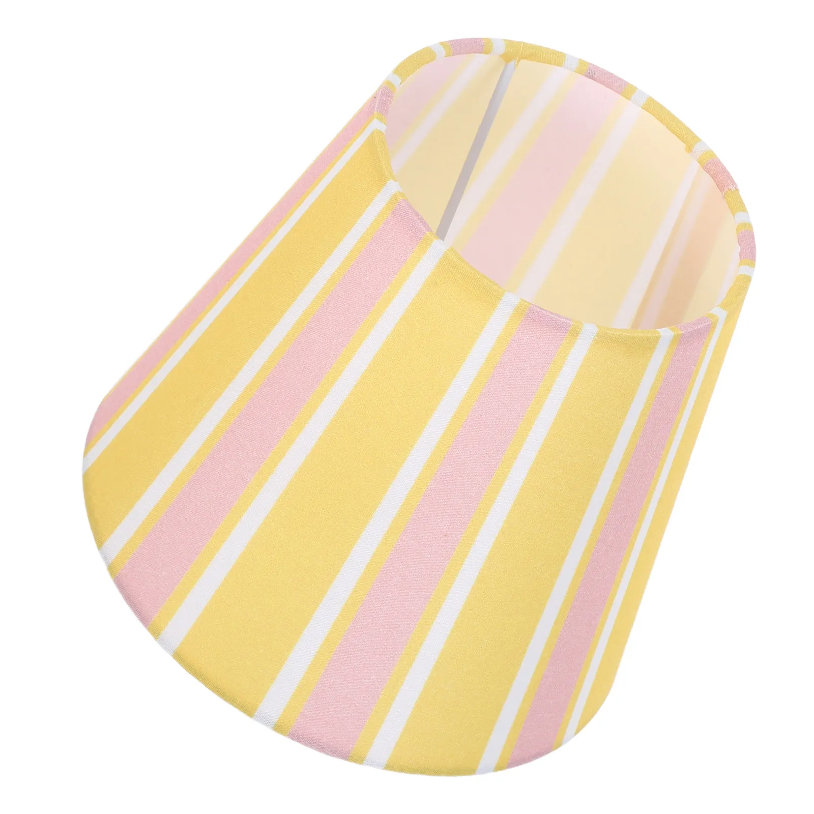 Bell Lamp Shade X 6 Bottom X 5 High Modern Vertical Stripe Fabric Lampshade Replacement for Table Floor Wall Lamp Stylish