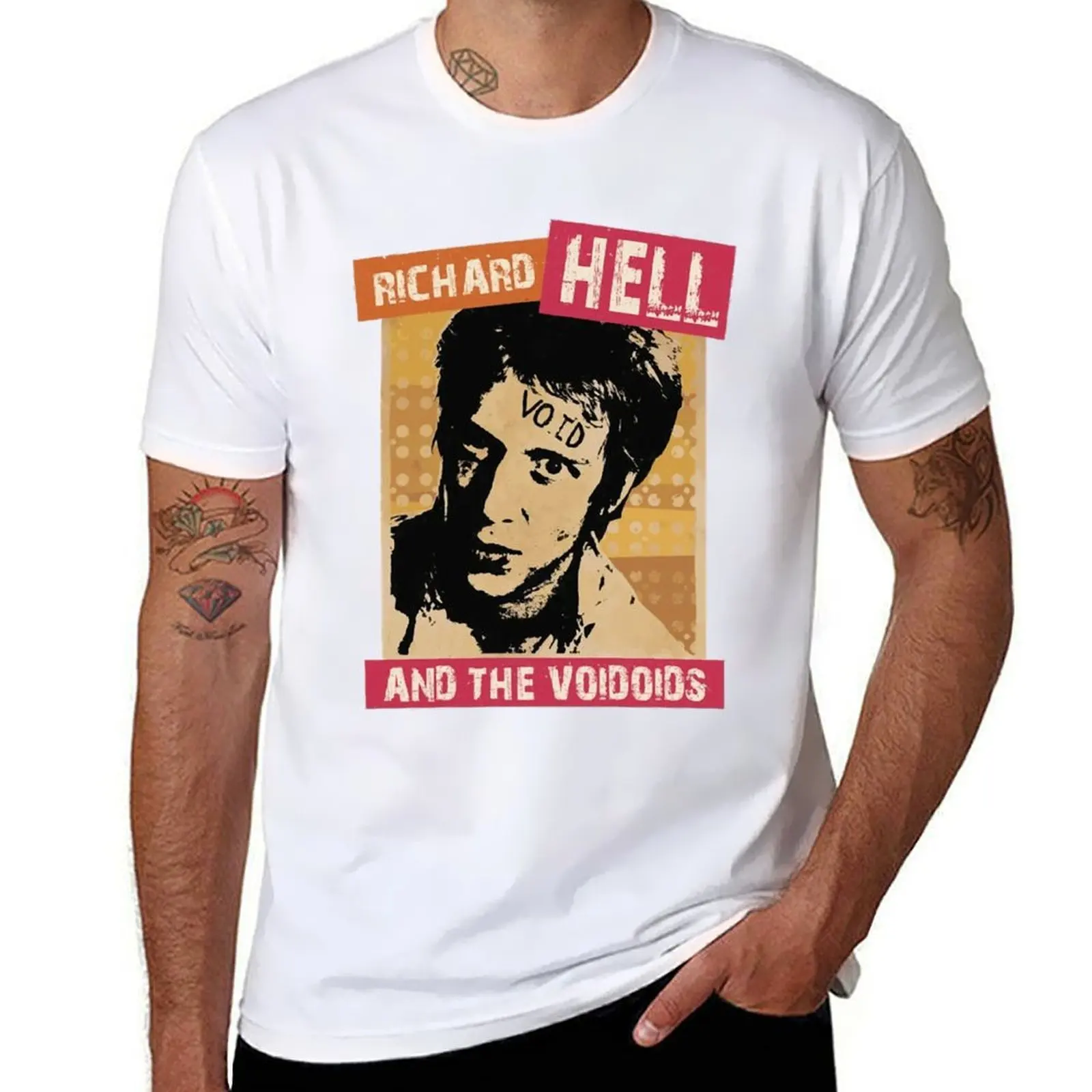 

Richard Hell and The Voidoids band T-Shirt cotton t shirts man 100% cotton t shirt pack T-Shirt
