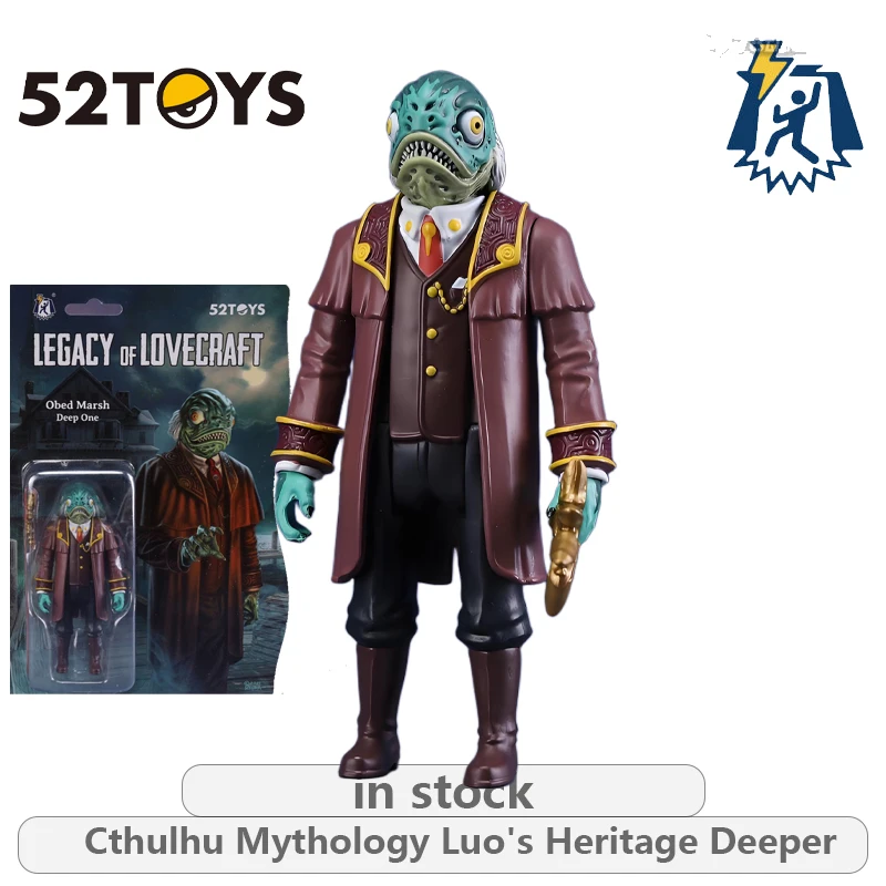 52TOYS Lightning Dance Cthulhu Mythology Roche Heritage Color Edition Shadow Twin Suit of Insmouth  Action Figure Model Toys