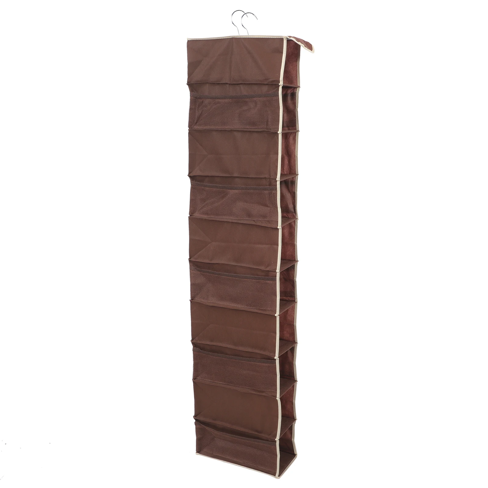 

Foldable Shoes Rack 10 Layers Non-Woven Fabric Compact Shoes Storage Organizer Portable For Bedroom Living Room Cabinet