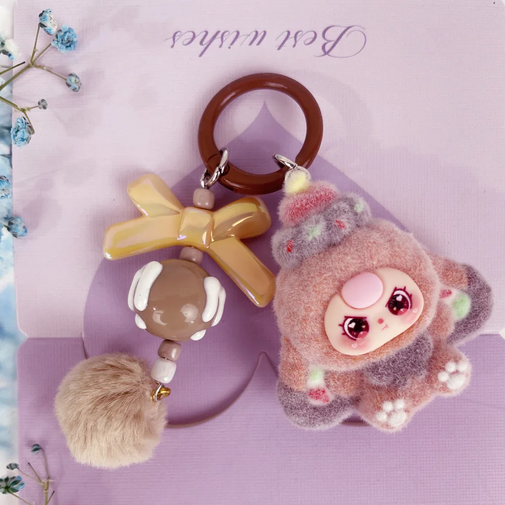 1pc Tasche Anhänger Für Kawaii Baby Drei Mini Cartoon Baby Drei Schlüsselbund Nette Puppe Geschenk Diy Anhänger Zubehör Dekoration