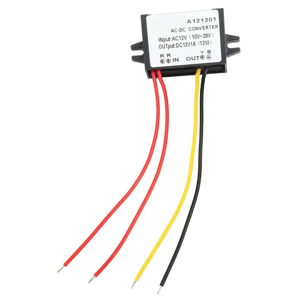 Stable AC 10-28V to DC 12V Waterproof Voltage Power 1A 12W Power Supply Module Voltage Regulator Monitor Camera