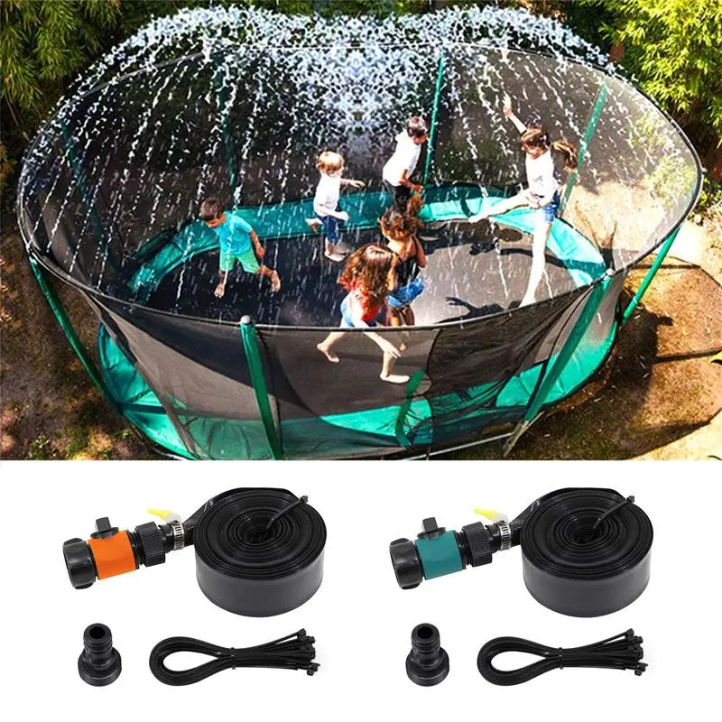 

Trampoline Water Sprinkler Multifunctional Water Accessories Sprinkler For Water Play Games Outside Coolness Kids & Adult