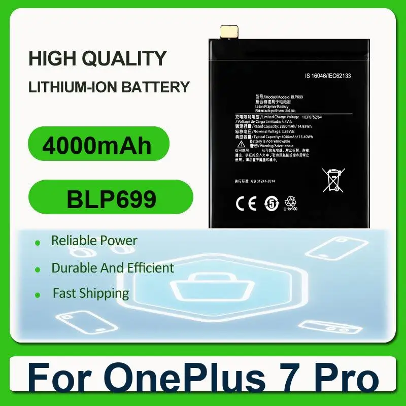 Battery For OnePlus 6T 7 8T 10 pro 9 one plus 1+ OnePlus9 ACE 3 Nord CE2 7T (Not Fit or 7T) 10T/ACE 8 IN2010 10R K10 2V 5G 6 5