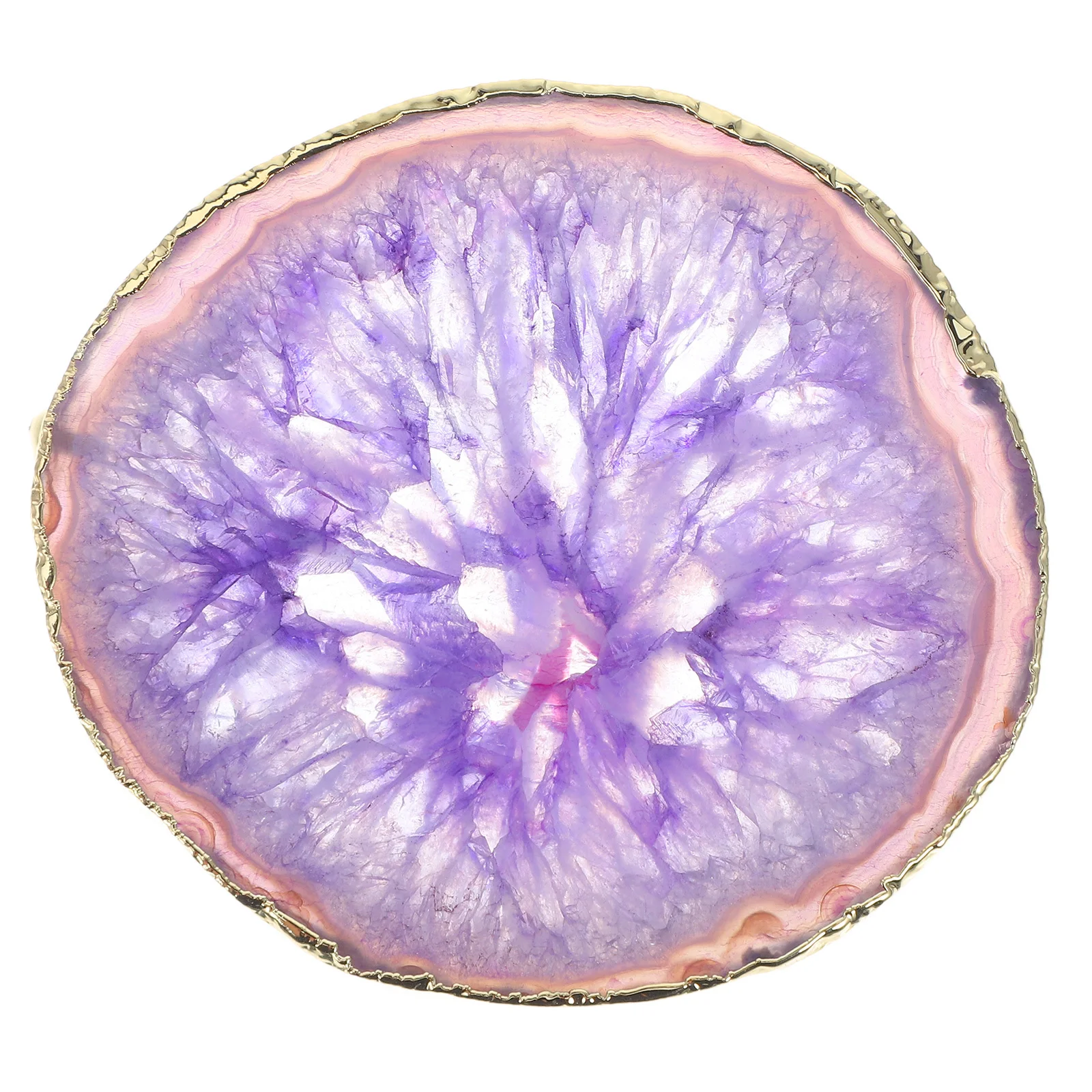 

Agate Slices Coaster Coasters for Table Drinks Delicate Cup Pad Coffee Mat Natural Style Decor