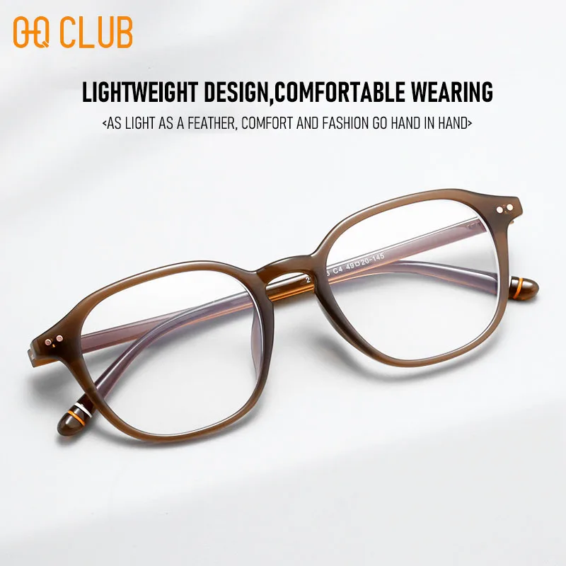 

Очки O-Q CLUB для чтения (мужские и женские), оптические линзы -1, очки для зрения, мужские и женские оправы, очки для коррекции близорукости