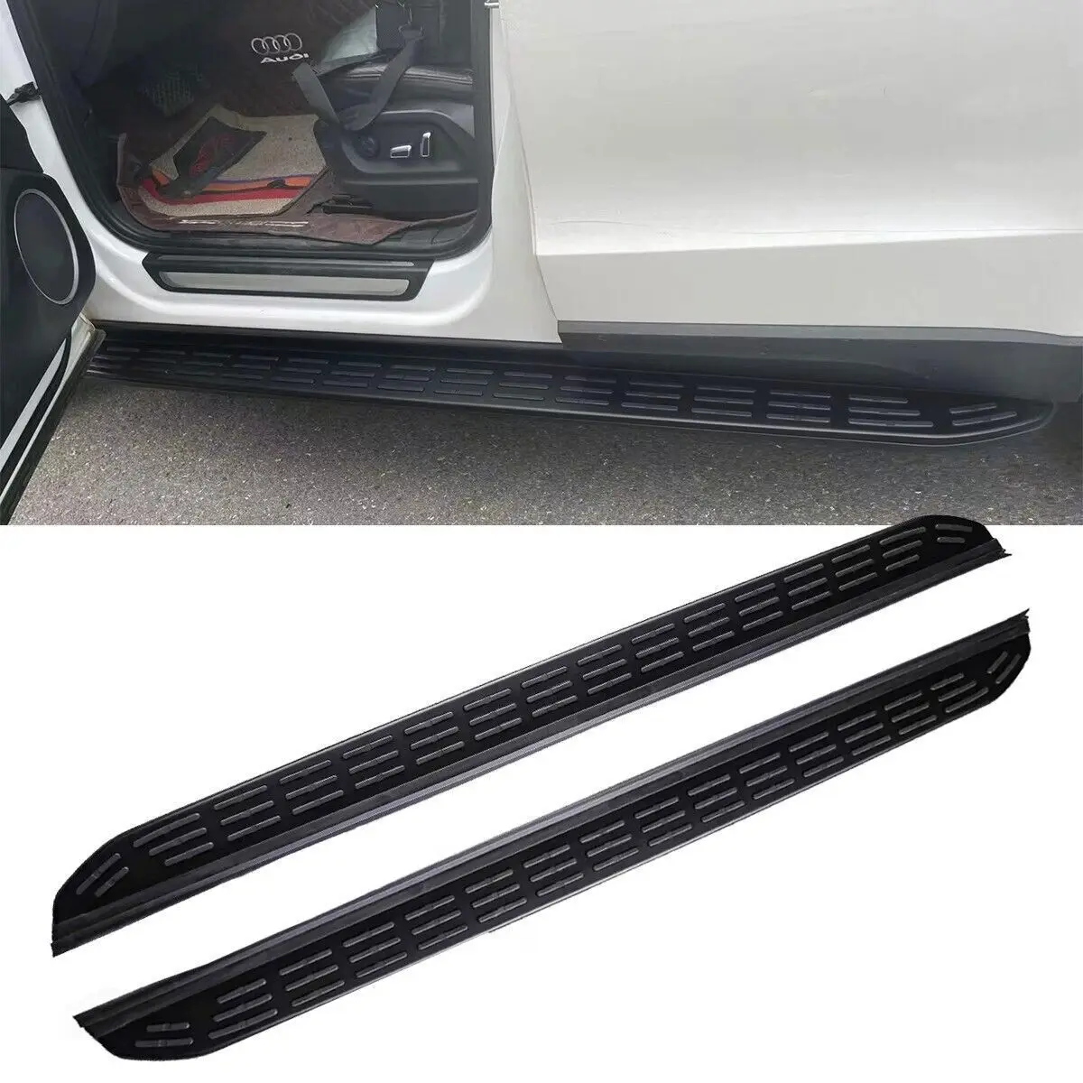 2pcs Fixed Door Side Step Running Board Pedal Nerf Bar Fits for Mitsubishi Outlander 2022 2023