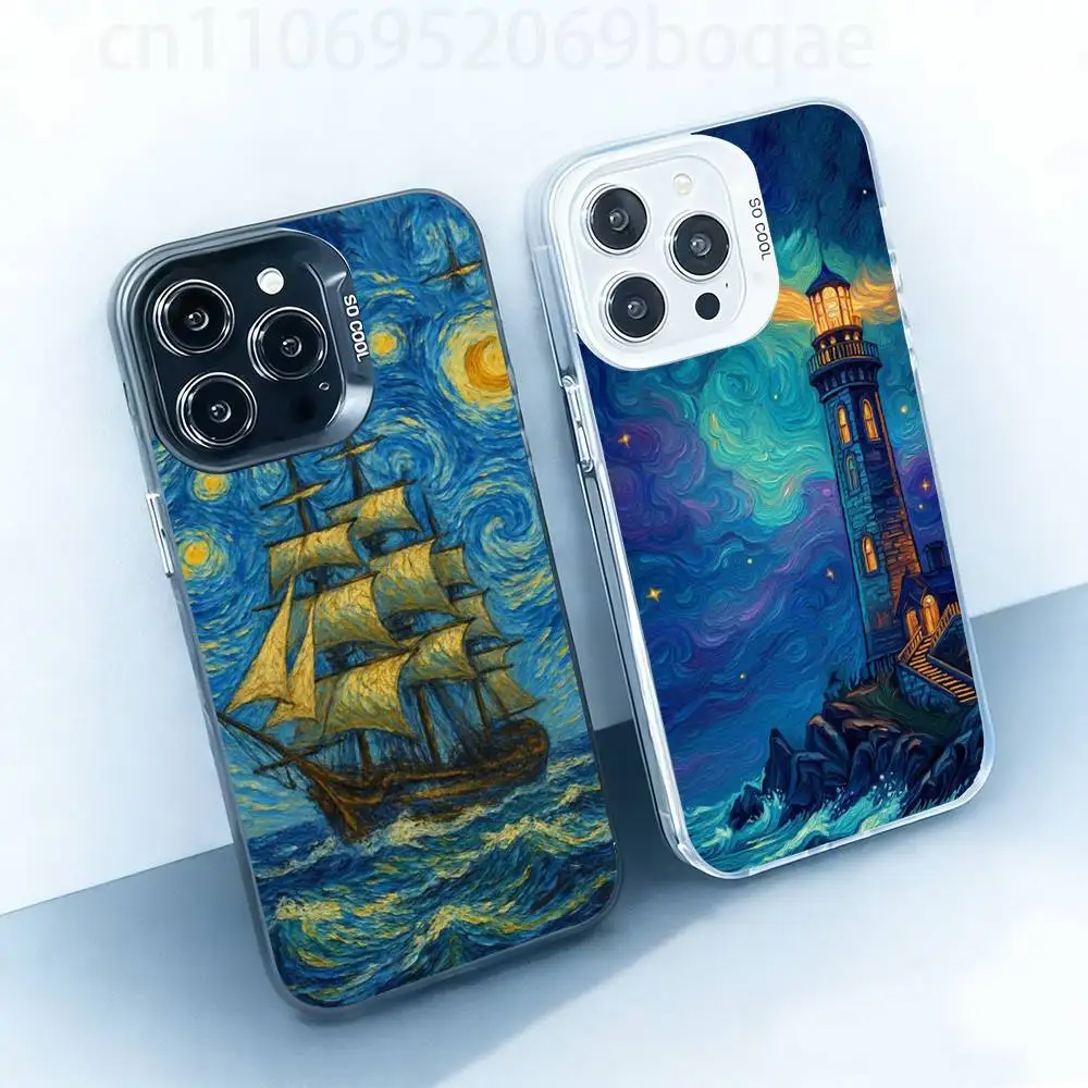 

Van Gogh Sunflowers White Shockproof Phone Case For iPhone 17,16,15,14,13,12,11,Pro,XS,Max,Plus,Mini,SE