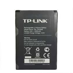 TBL-53A3000 배터리, TP-LINK M7450 M7650 와이파이 라우터 배터리, 3000mAh