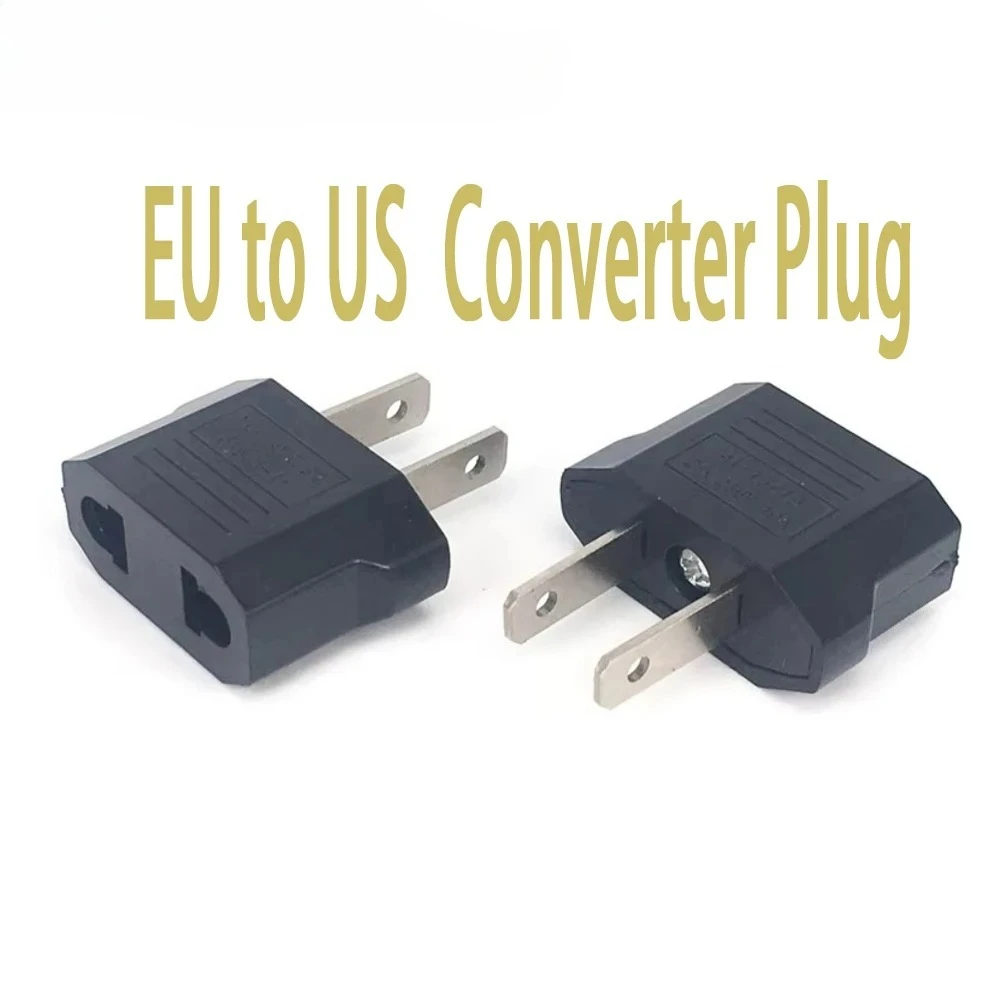 3/5/10pcs Newest EU to US USA Travel Plug Adapter European Converter Power Plug Adaptor Universal Electrical Sockets Converter