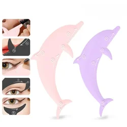 Cat Line Eyeliners Stencils Model Easy To Make Up Stencils Whale Eye Template Shapers Eyeliner Card Women Eye Makeup Beauty Tool