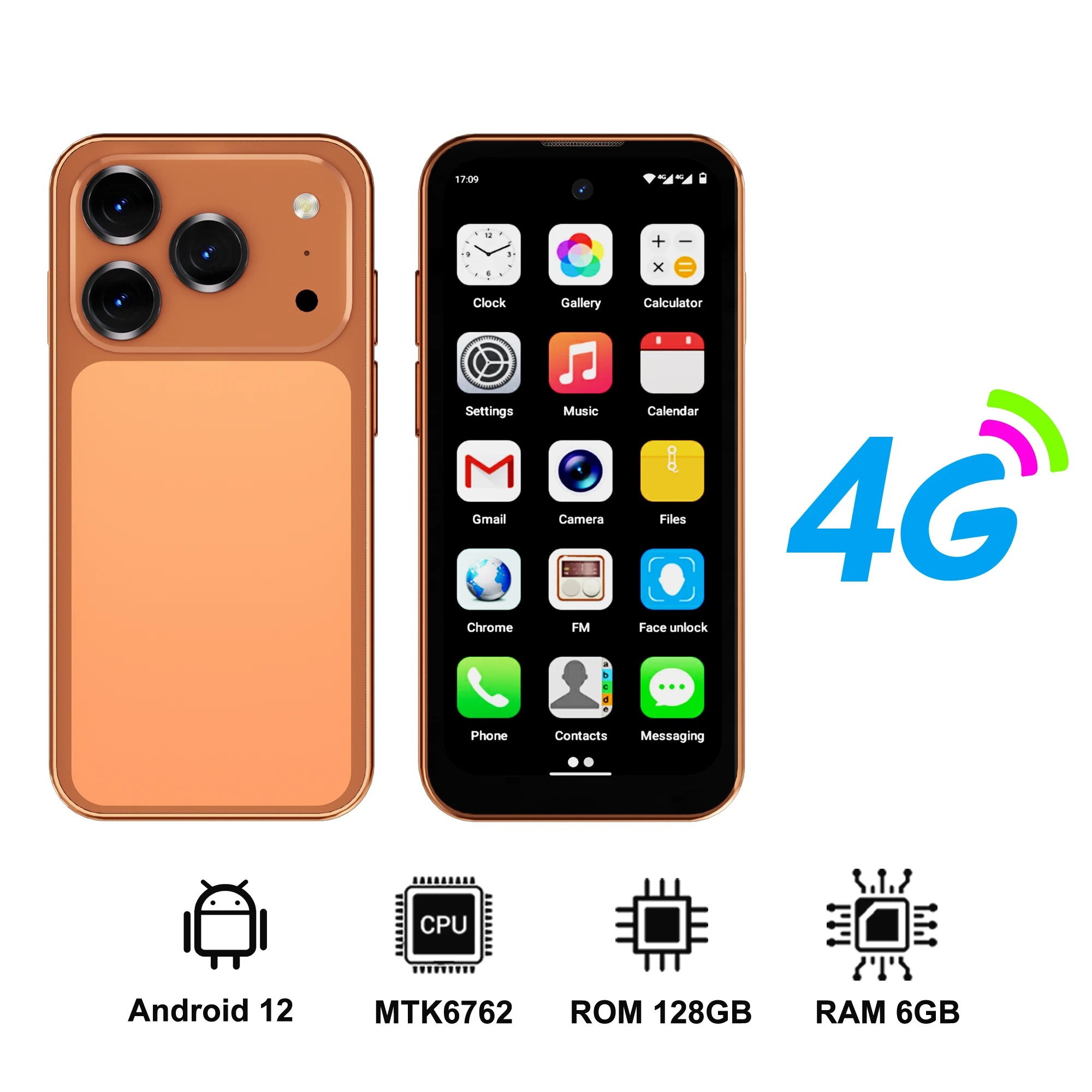 SERVO 19 Air 4G LTE Mini Smartphone Android 12.0 System 6GB+128GB