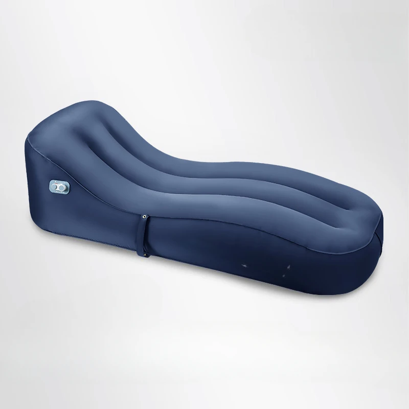 Fishtail automatic inflatable sofa outdoor camping lazy air sofa portable inflatable bed lounge chair