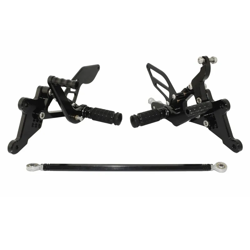 Motorcycle CNC Adjustable Rider Rear Sets Rearset Footrest Foot Rest Pegs For Yamaha YZF R6 2003 2004 2005