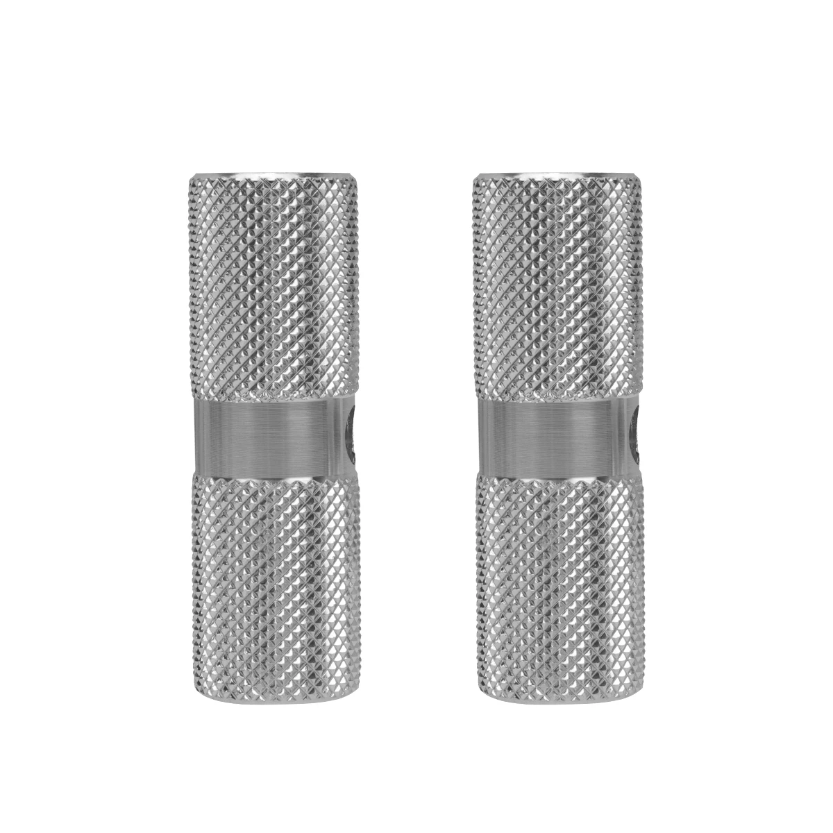 

1 Pair Aluminum Foot Pegs Non-Slip Pedal Footrest Front Rear Axle Mountain Racing Bike Accessories Silver Solid Shaft Not Fit
