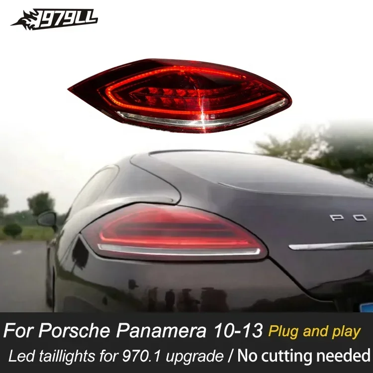 [1979ll] Car rear lights 2009 2010 2011 2012 2013 970.1 taillights upgrade to 2016 led tail lights for Porsche panamera 970