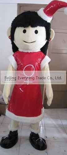 

New Adult Hot Sale Foam Cute Girl Fancy Cartoon Mascot Costume Plush Christmas Fancy Dress Halloween Mascot Costume