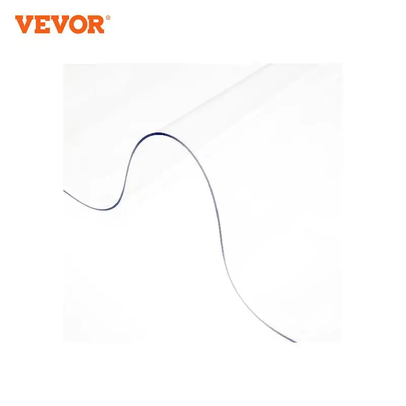 VEVOR-Protetor De Cobertura De Mesa Transparente, Protetor De Mesa, Almofadas De Mesa, Toalha De Mesa De Plástico, Multitamanho, 1,5mm, 2mm de Espessura