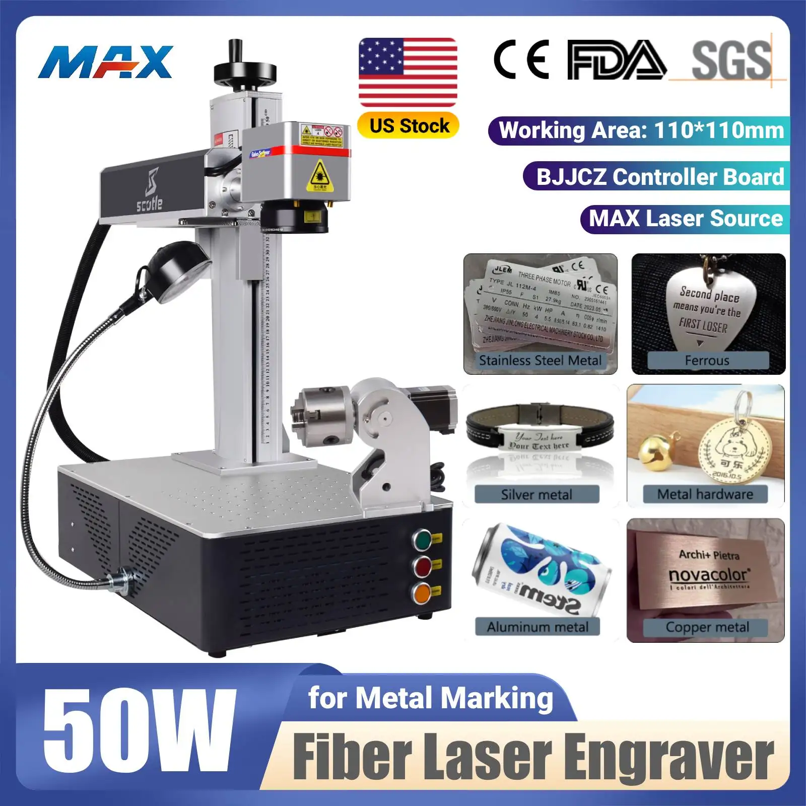50W Fiber Laser Mar…