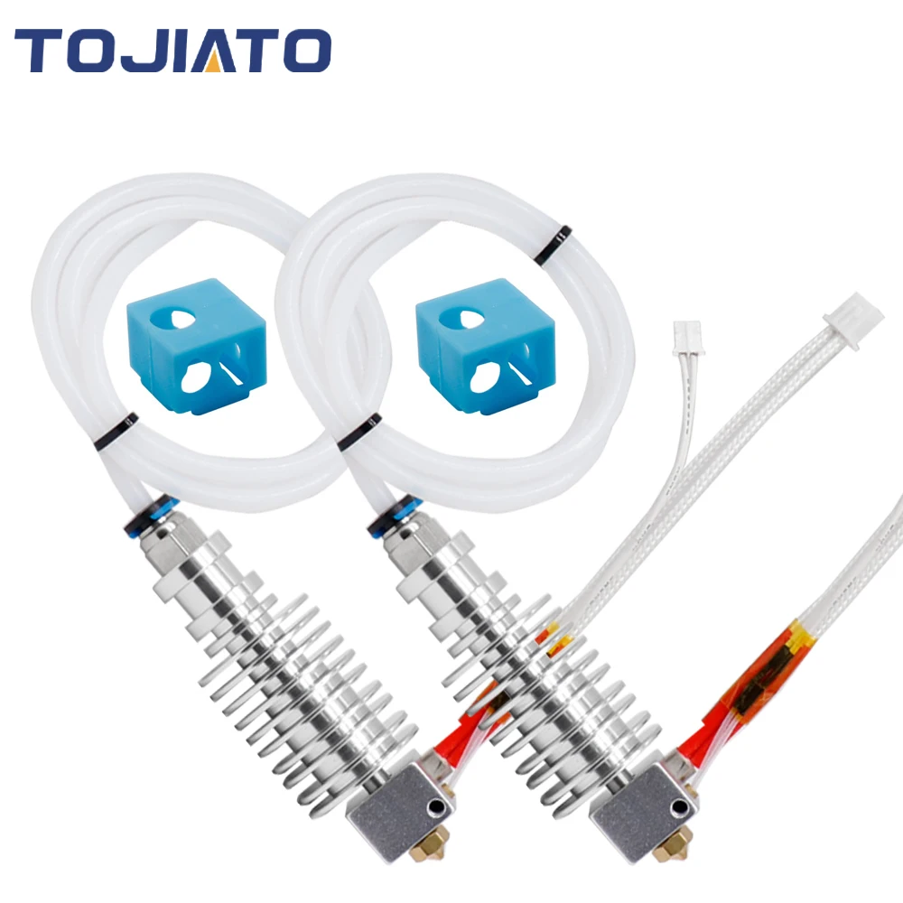 1 sztuk ulepszony Anycubic Vyper/Chiron/ Mega Zero/Kobra Hotend z rurką PTFE 12V/24V 40W wkład grzałki wytłaczarka głowica drukująca