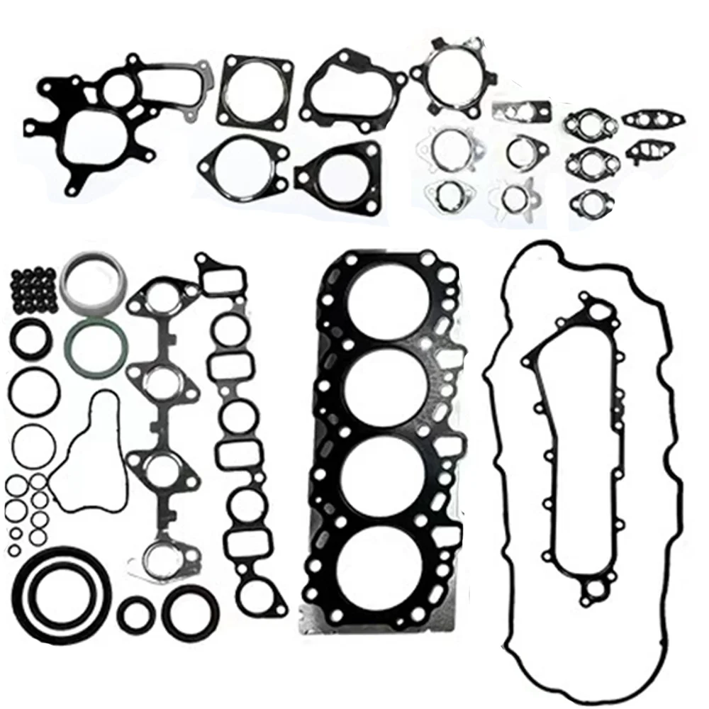 Engine Full Overhaul Gasket Kit Rebuild Set FOR TOYOTA DYNA FORTUNER HIACE 3.0L 3.0 L T L4 Diesel 2001-2019 1KD-FTV 04111-30650