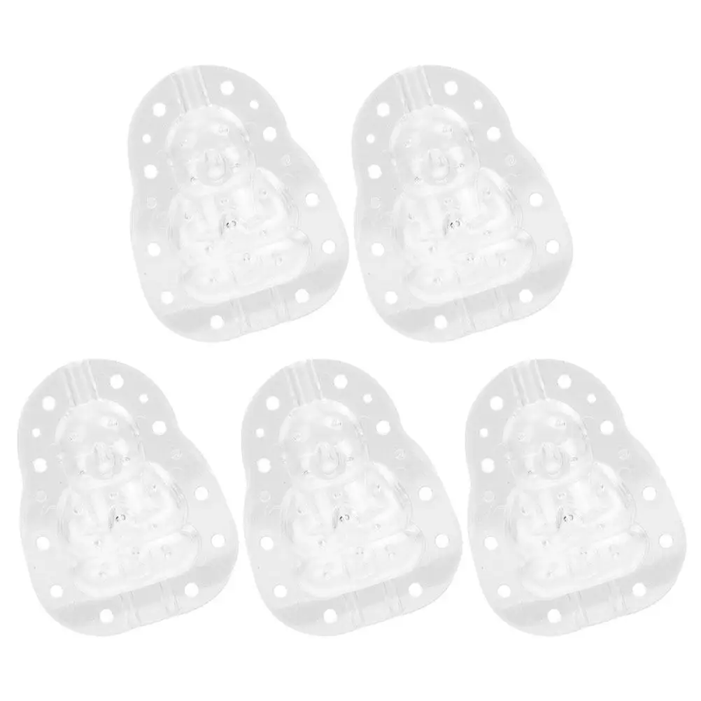 Fruit Growing Molds 5Pcs Clear Ginseng Melon Shapers Pressure Resistant Garden Vegetable Shaping Tools