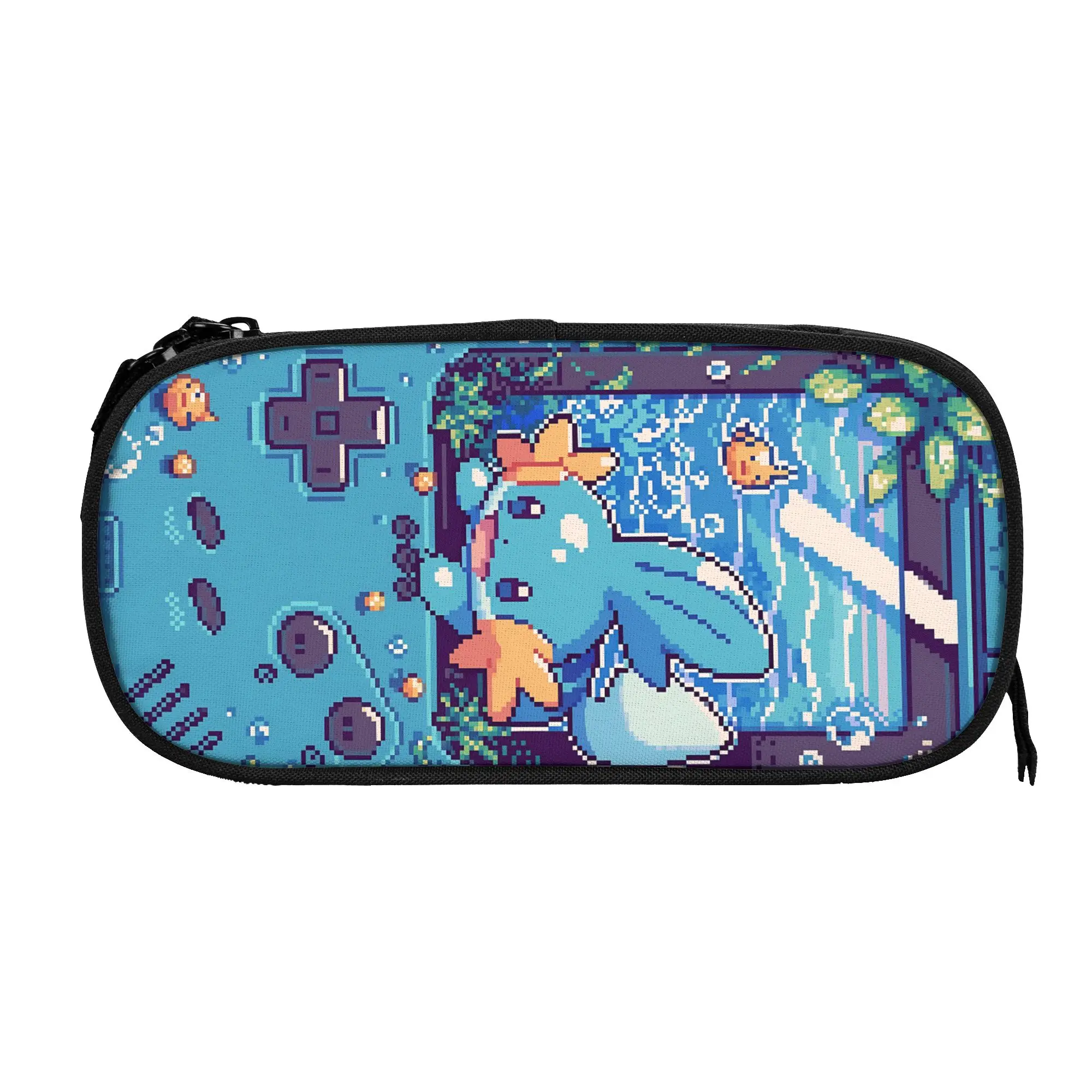 Custom Cartoon Pokemon Theme Large Capacity Bags for Child  School Pencil Bag for Boys Gilrs Kids