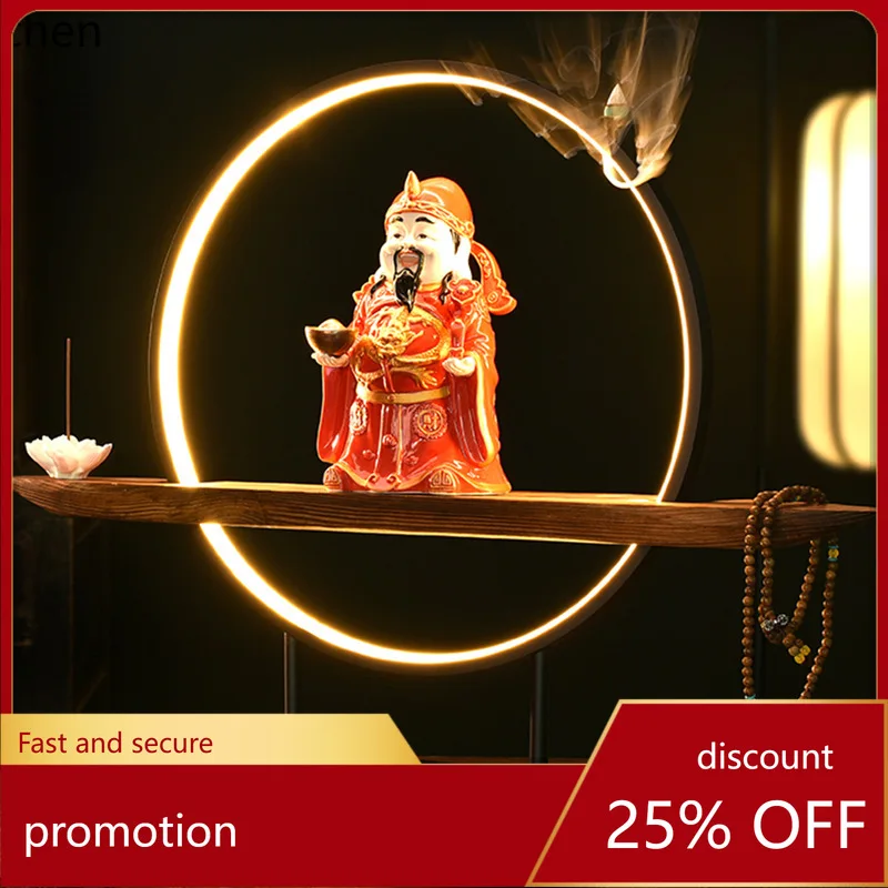 

Cz god of wealth buddha statue wencai god of wealth ornaments for home worship home accessories opening gifts