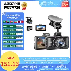 AZDOME M01 Dash Cam 1080P 3 ''IPS Scherm Nachtzicht Auto Camera Loop Recording G-sensor Audio-opname Auto Rijden Recorder