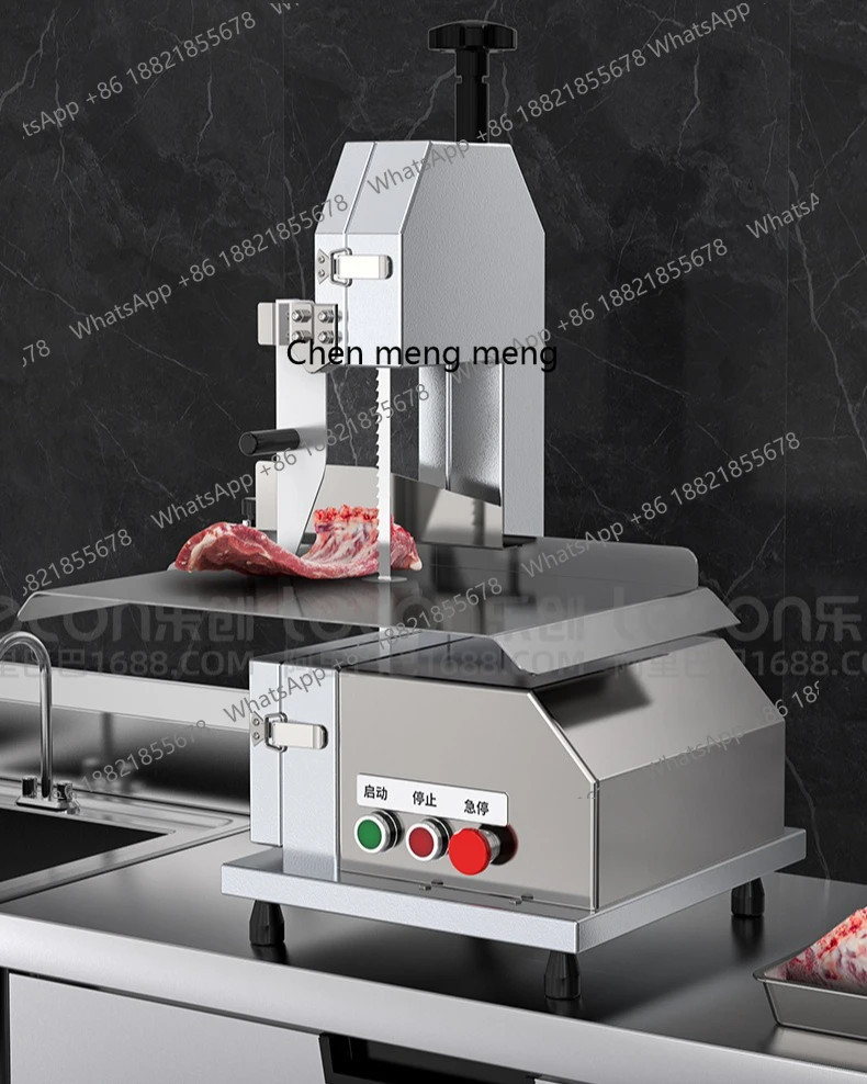 

Commercial desktop bone sawing machine cutting fish and pig trotters beef ribs frozen meat electric bone cutting machine