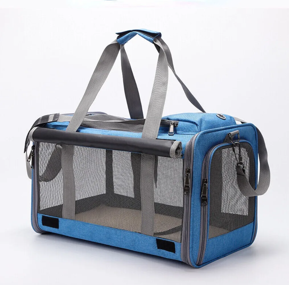 

Portable Cat Travel Kit Cage Dog Carrying Bag Cage Fabric Pet Carrier Small Pet Convenient Carrying Bag