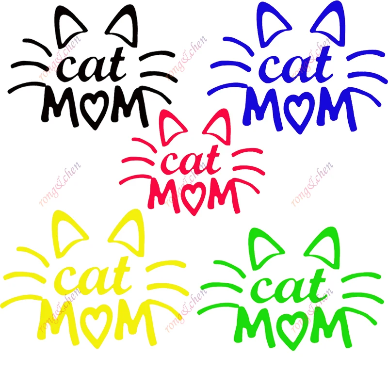 

Funny Car Sticker Cat MOM for Car Motorcycle Racing Helmet Laptop Trunk Body Car Window Surfboard Waterproof PVC Vinyl Decals