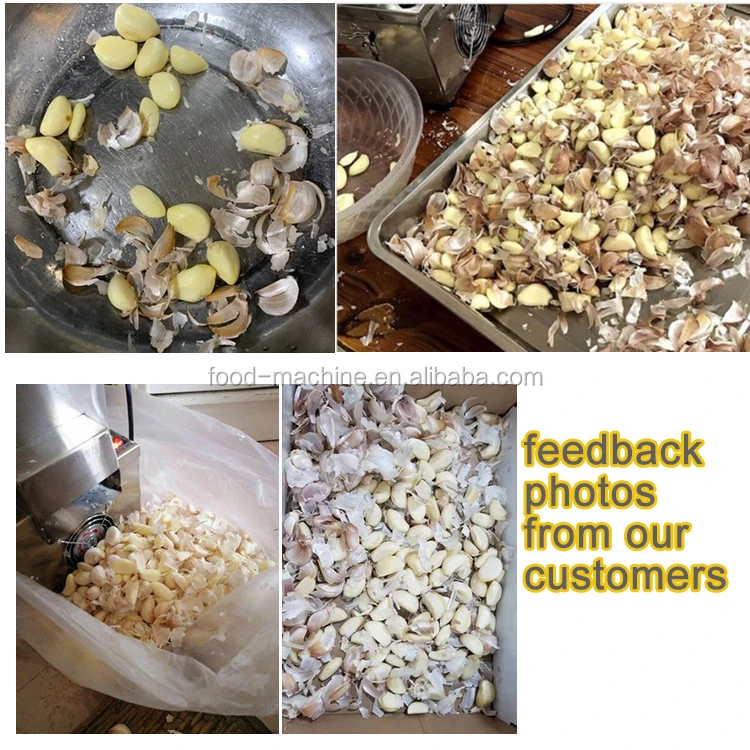 آلة خط إنتاج تقشير الجلد الصناعية الصغيرة والثوم الجاف #5