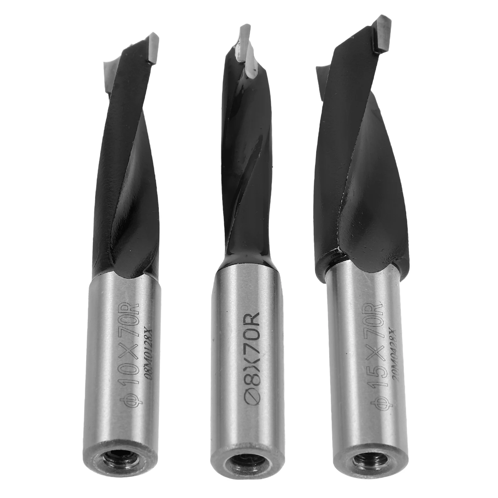 

3pcs Woodworking Drill Bits Positive Negative Splitter Black Carpenter Tools Wood Metal Drilling Logging Tasks Improved