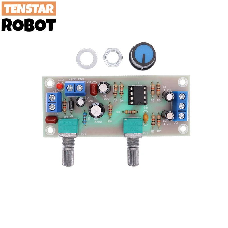 High-Precision Single Supply Low Pass Filter Board Wubwoofer Preamp Board 2.1 Channel DC 10-24v 22hz-300hz