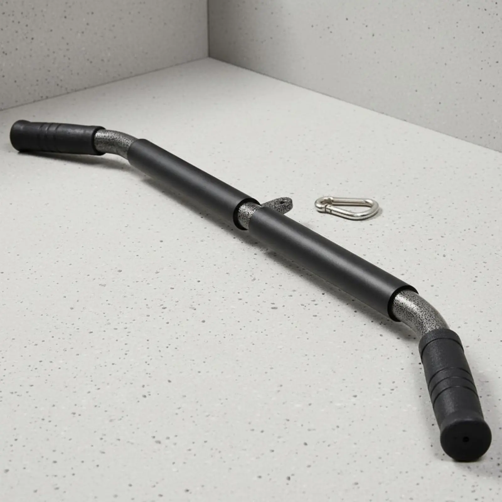 Picture 7: Shoulder Pulldown Bar 300kg Load Capacity Long Pull down Bar Gym Rowing Handle Non-Slip Grip Fitness Equipment Multi-Functional