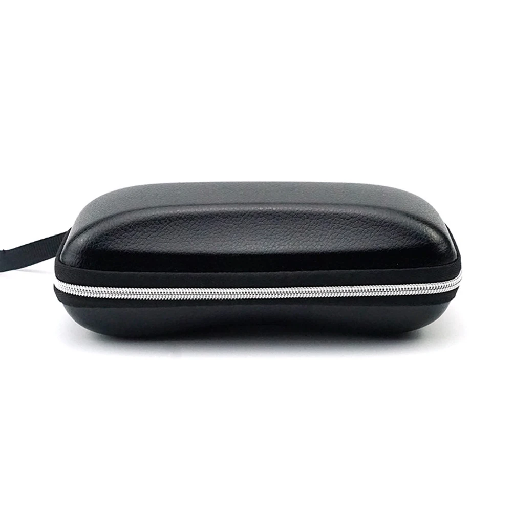 

1PC Sunglasses Case Anti Pressure Scratch Resistant PU Compact Portable Zipper Glasses Box for Men Women Kids Gift