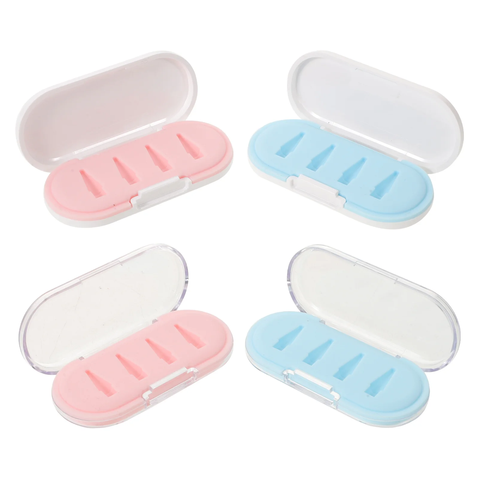 

4pcs Pen Tip Organizer Compact Stylus Tip Box Portable Nib Storage Case For Tablet Screen Writing Office School Travel Use