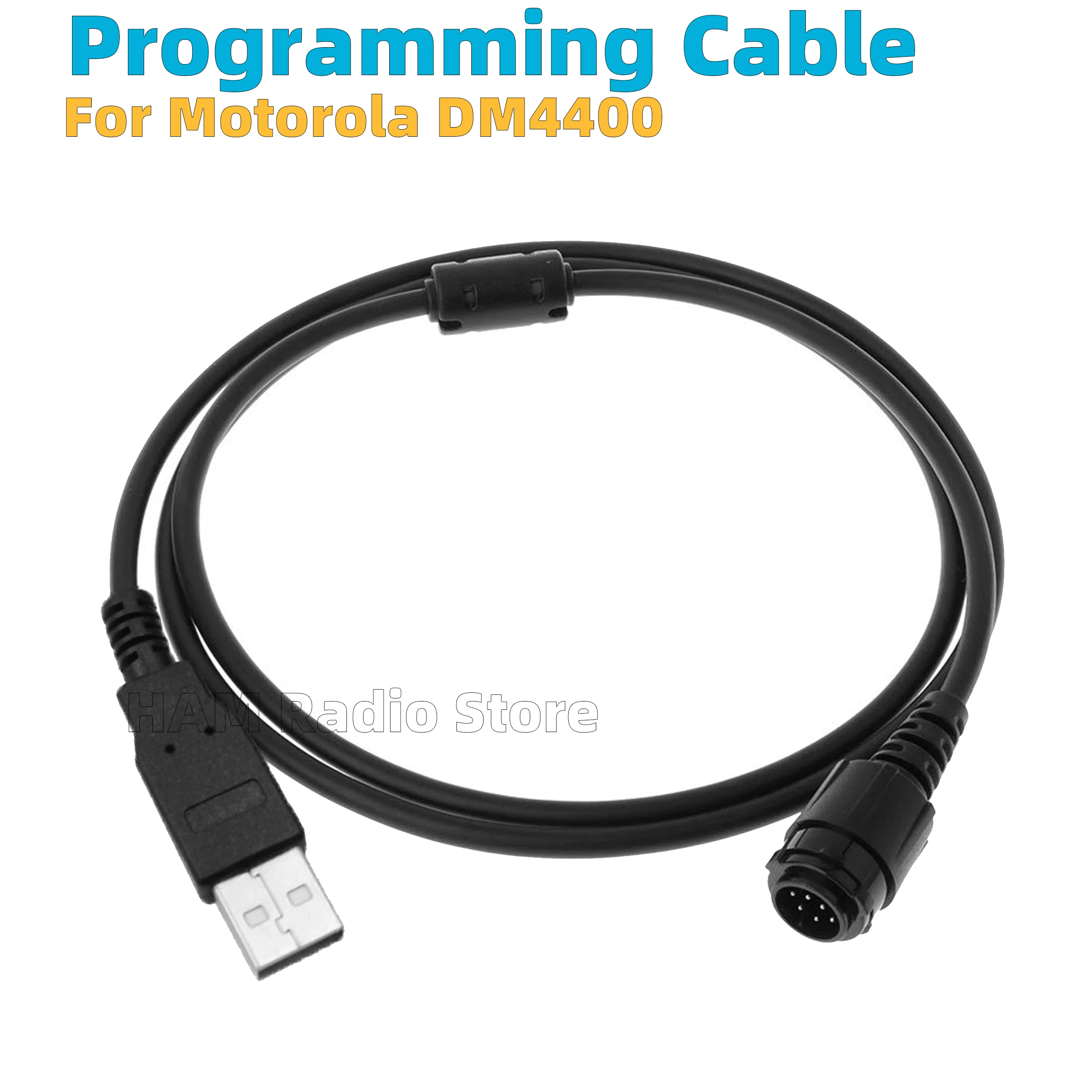 

USB Programming Cable for Motorola CB Radio DM4400/E DM3401 DM3600 DM4601/E MTM5200 DGM4100 DGM6100 XPR4300 XPR4350 XPR4380