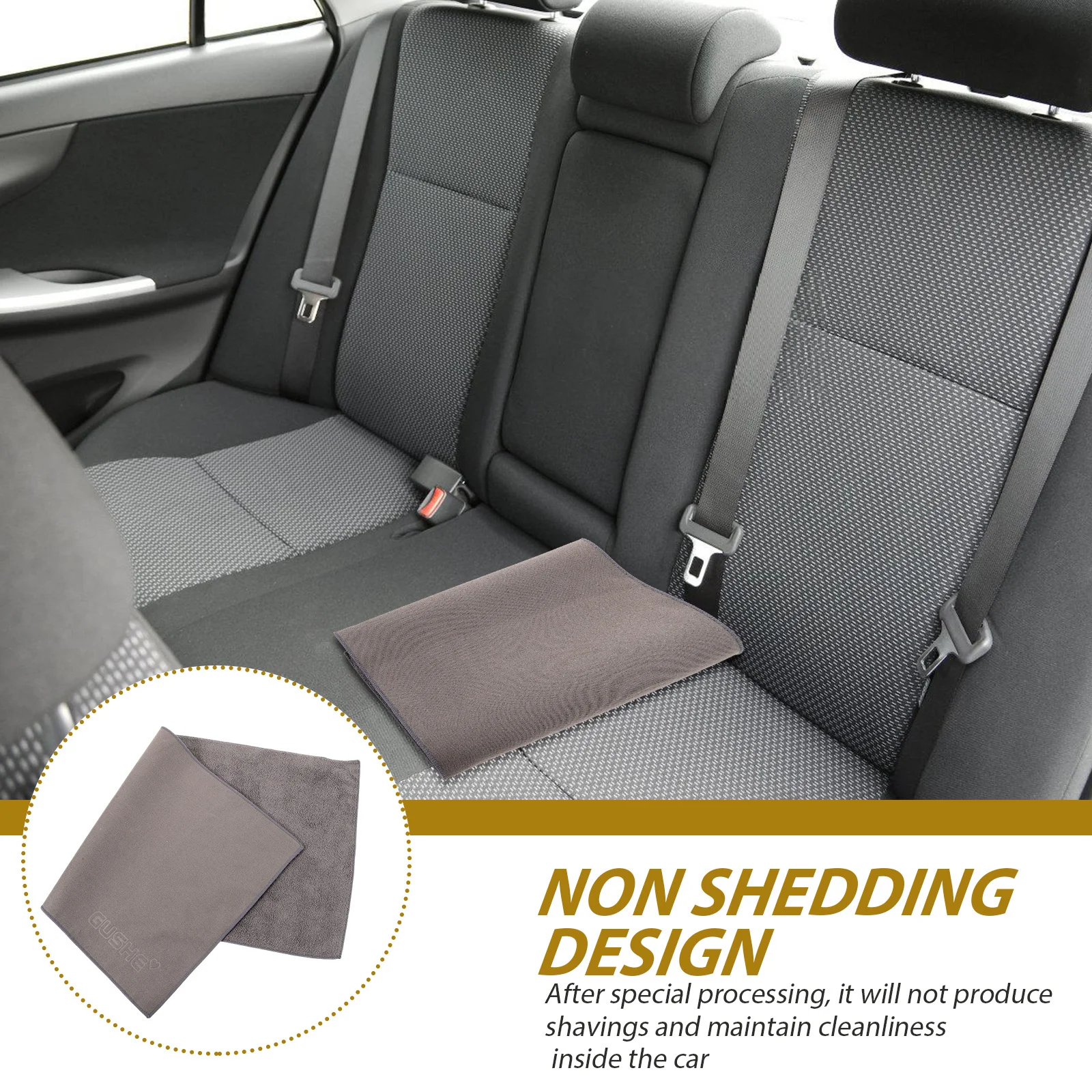 

Super Absorbent Car Cleaning Cloth Drying Towel for Auto Wash Non Shedding Large Size Multi Purpose Glass Interior