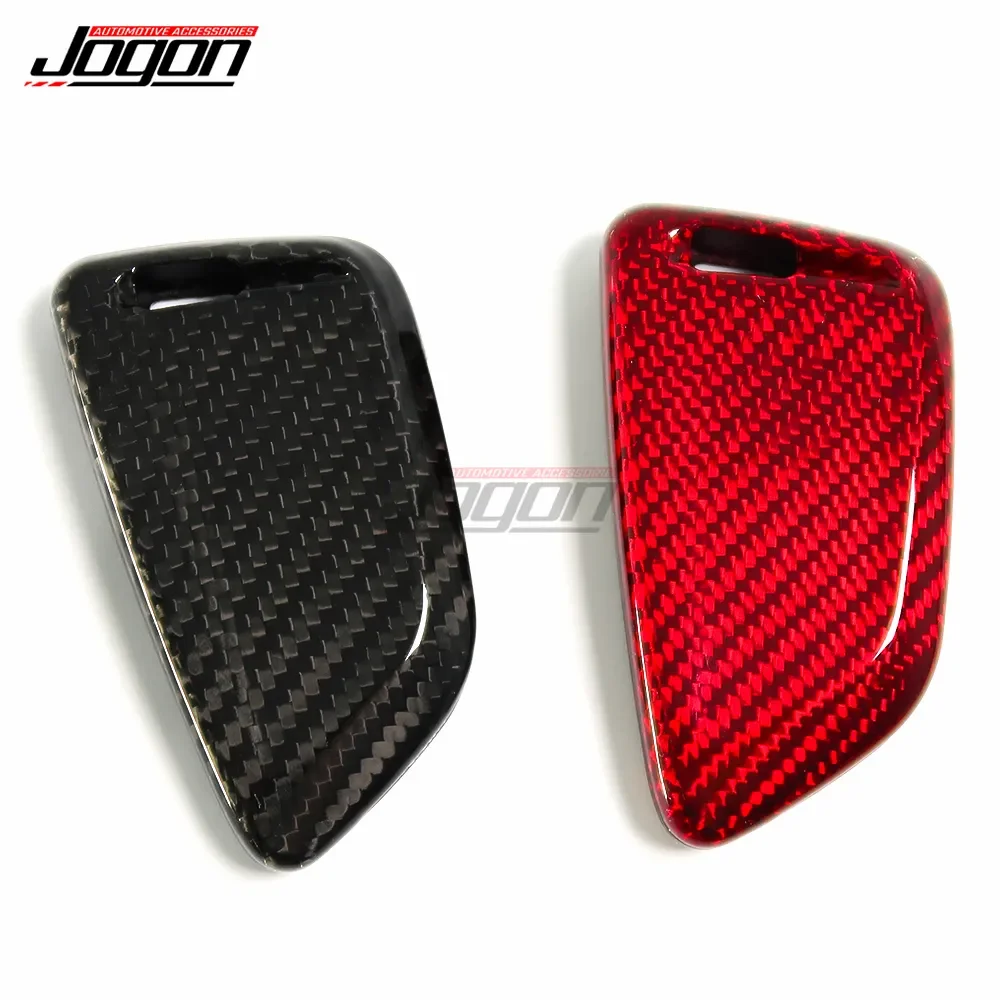 Carbon Fiber For BMW X1 X3 X4 X5 F15 X6 F16 G30 7 Series G11 F48 F39 520 525 G20 118i 218i 320i Car Key Cover Case Shell