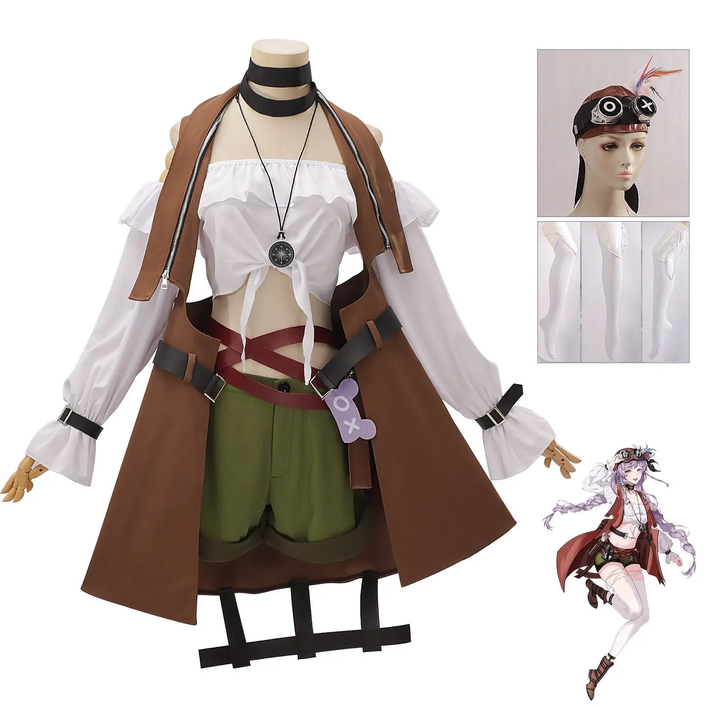 Sakura Story laberinto sin fin Cosplay Hella colección de trajes de Cosplay conjunto completo de disfraces de Cosplay buscados