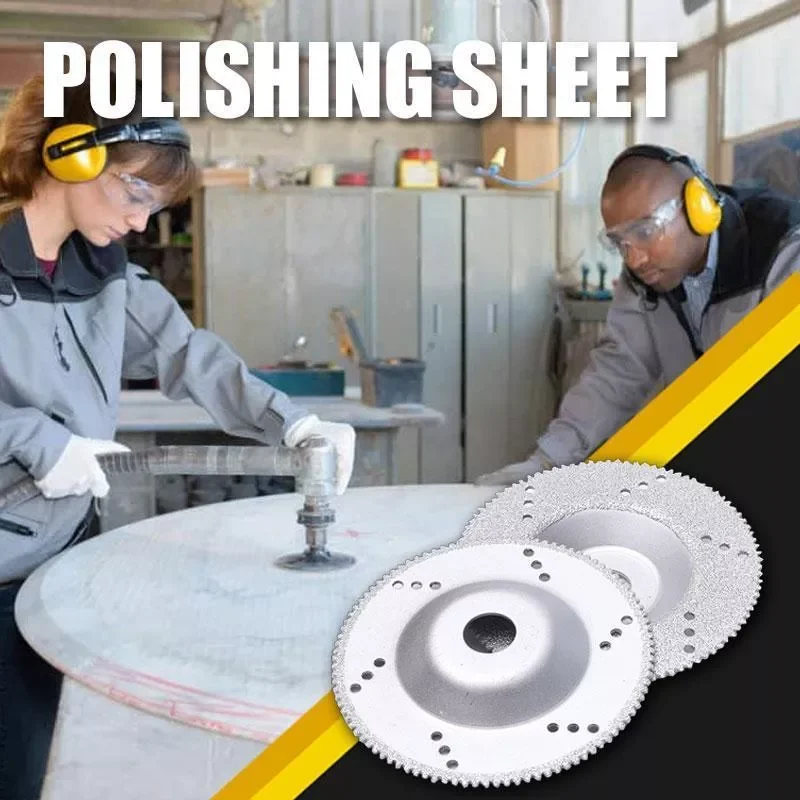 100MM Đánh Bóng Tấm Đá Hoa Cương Gạch Bát Tấm Đá Cực Đặc Biệt Đánh Bóng Lưỡi Dao Cắt Sắc Nét Hàn Đĩa Mài