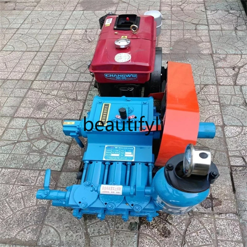 

Small diesel, three-cylinder piston diesel grouting machine, high-power diesel mortar grouting machine