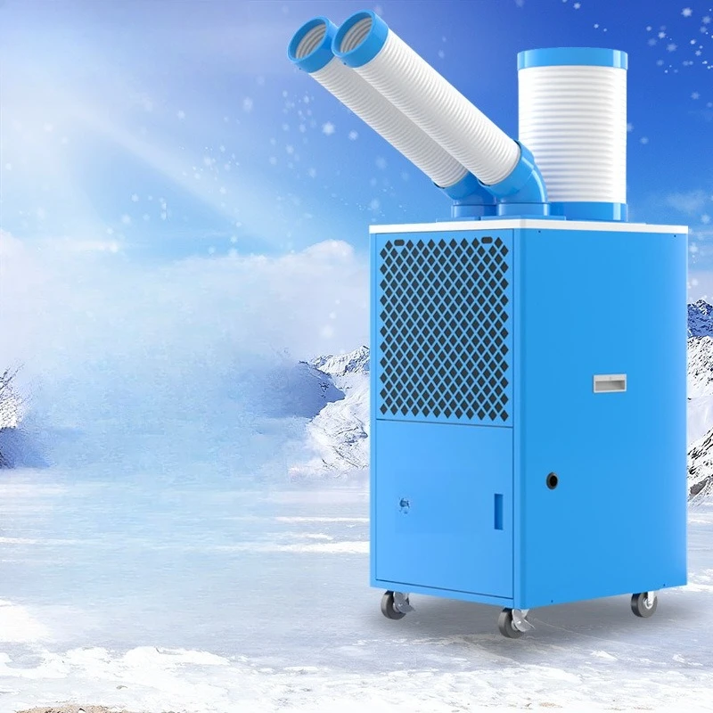 

Промышленный воздухоохладитель, частичное охлаждение, для установки на производстве/в цеху, мобильный кондиционер для кухни со встроенной системой охлаждения.