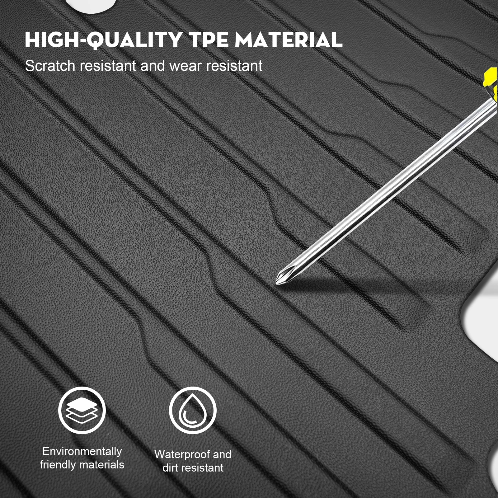 حصيرة الباب الخلفي لصندوق السيارة، حصيرة حماية لجميع الأحوال الجوية، بطانات باب لسيارة تسلا موديل جديد Y Juniper 2025-2026، غلاف كامل