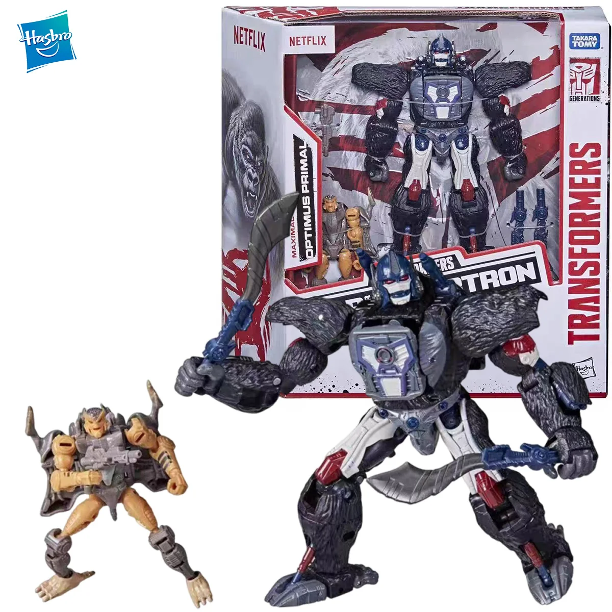 

Original Hasbro Transformers War for Cybertron Maximal Optimus Promal Action Figure Toys Doll Collection Model Hobby Toys Gift
